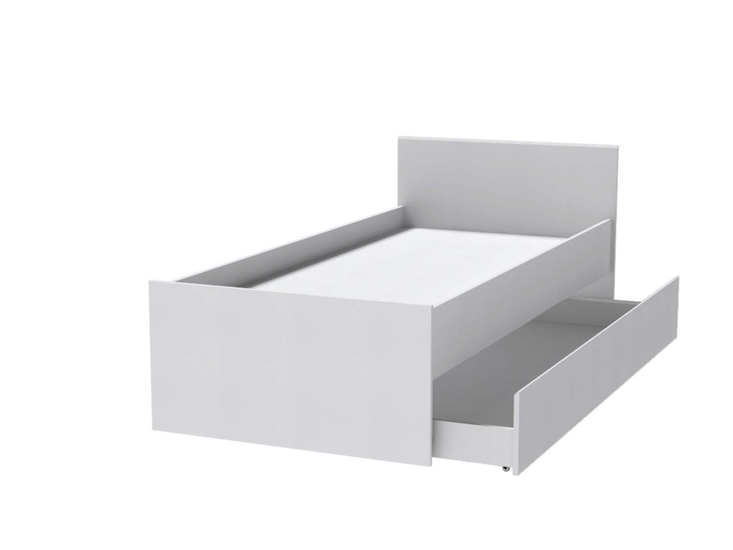 Кэт-1 кровать выкатная арт. 015 настил 0,9 - Белый