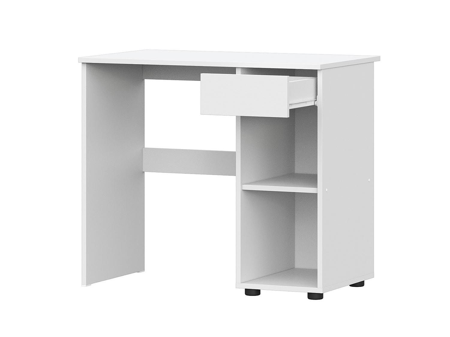 Токио стол письменный / Белый текстурный