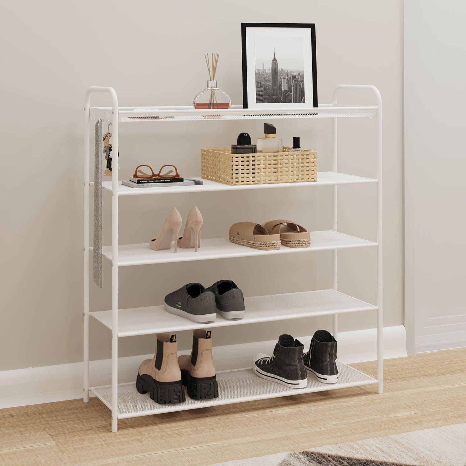 Подставка для обуви Верона 35 Белый