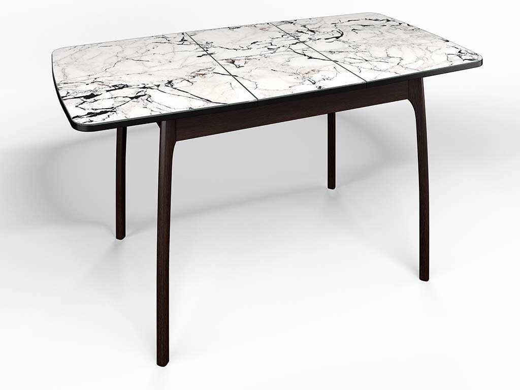 Стол СМ-1 Флорида опора массив изогнутая венге