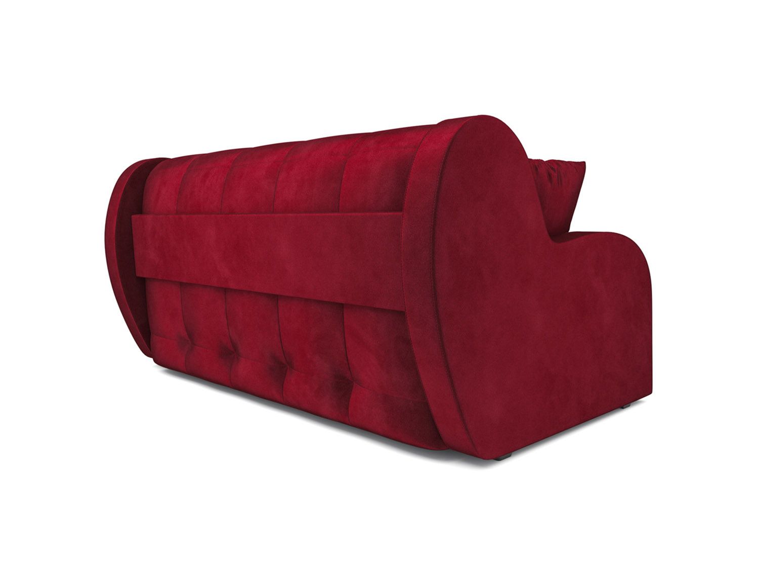 Диван Аккордеон Барон бархат красный Star Velvet 3 Dark Red