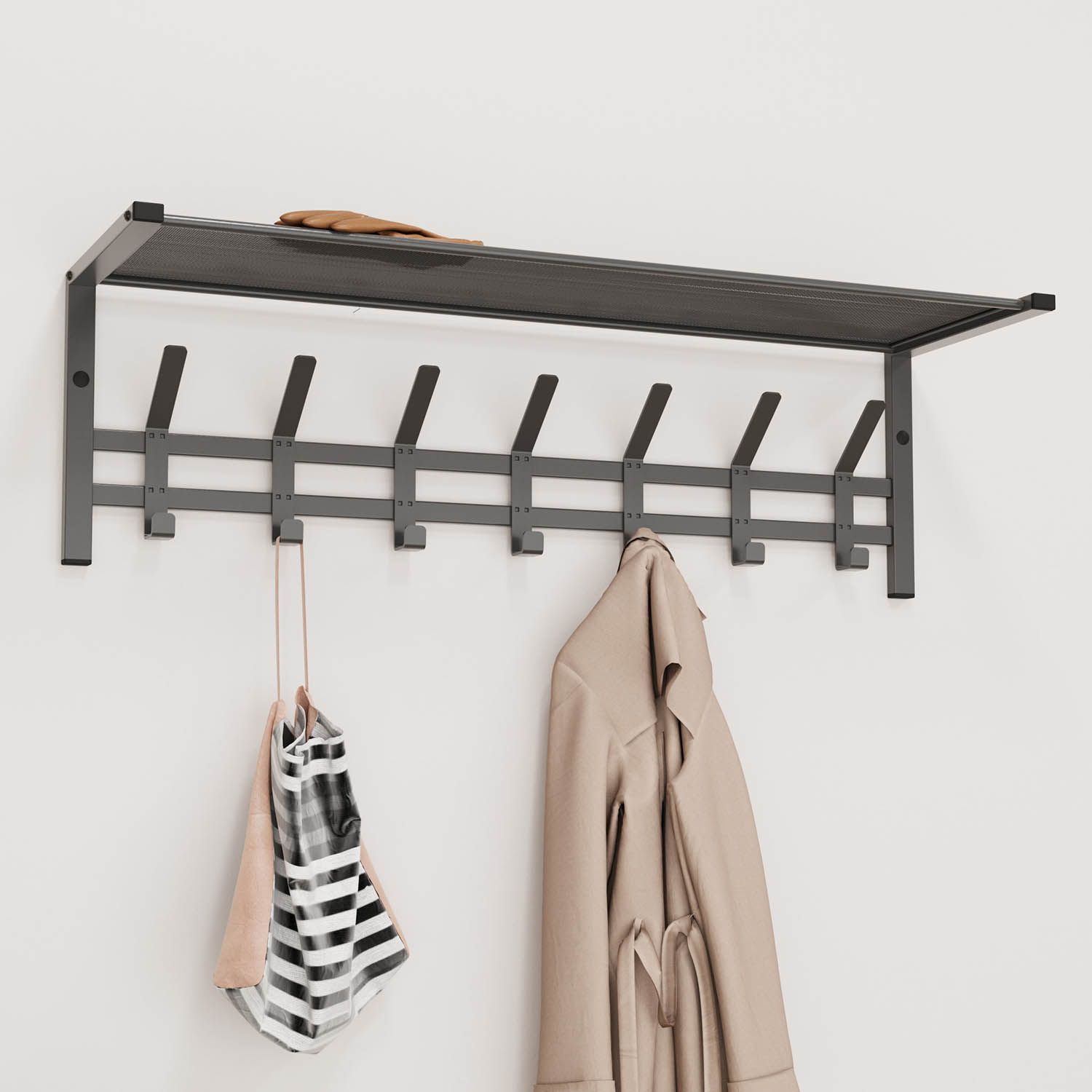 Вешалка с полкой Торонто 31 Графит