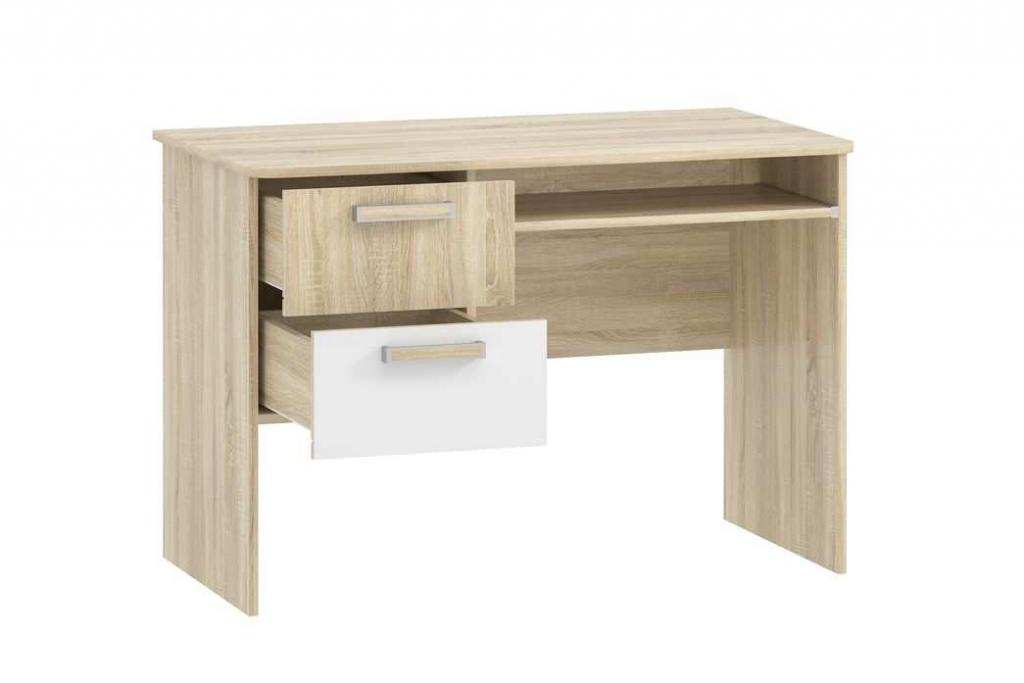 Стол для компьютера НМ 009.19-05 «Фанк» клен танзанский/белый