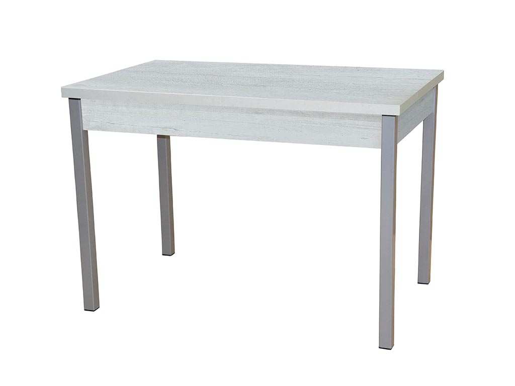 Колорадо стол обеденный раздвижной / бетон белый/металлик