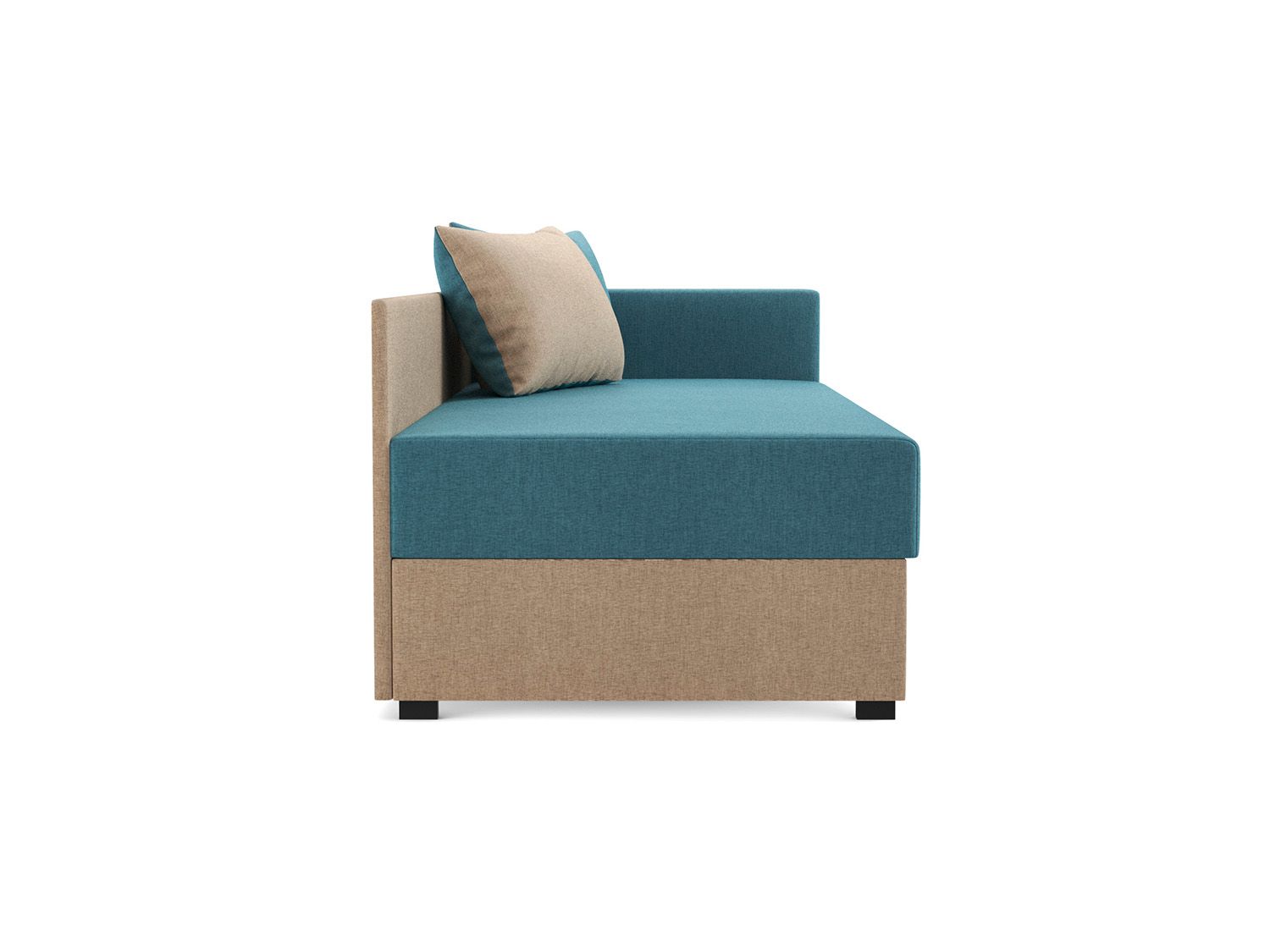 Диван-кровать Мальта М жаккард тесла деним/крем