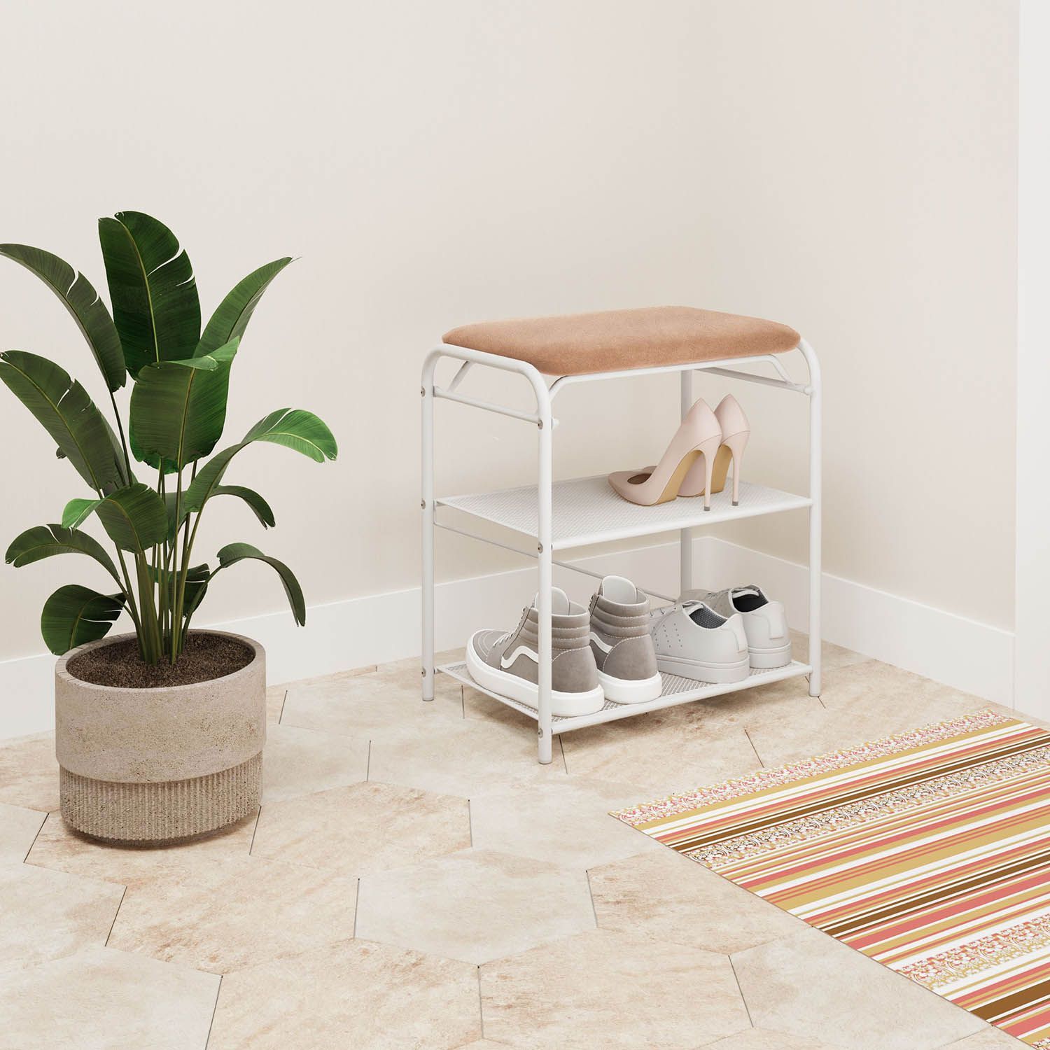 Подставка для обуви Гранада 13 Белый