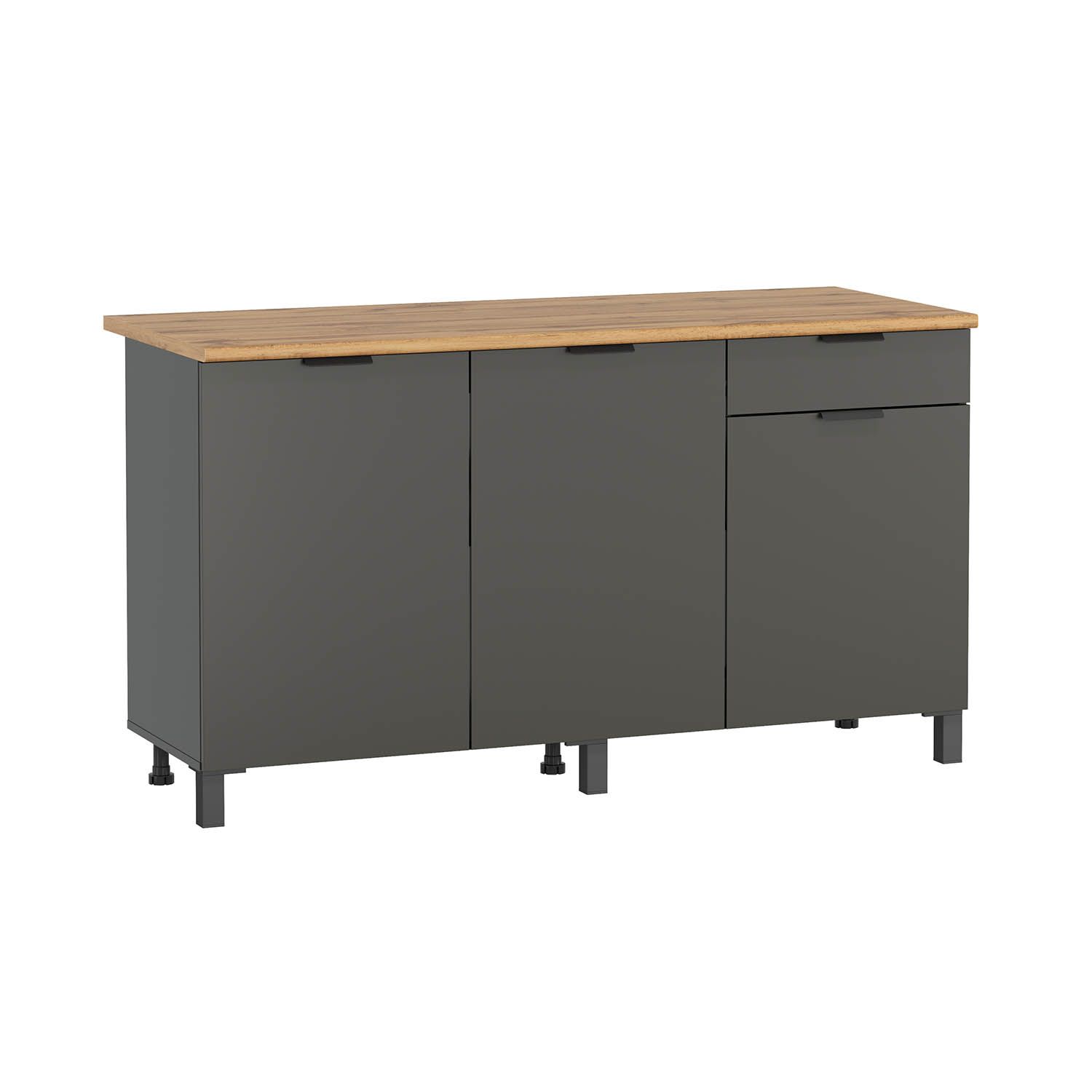 Венера стол 1500 / Диамант серый