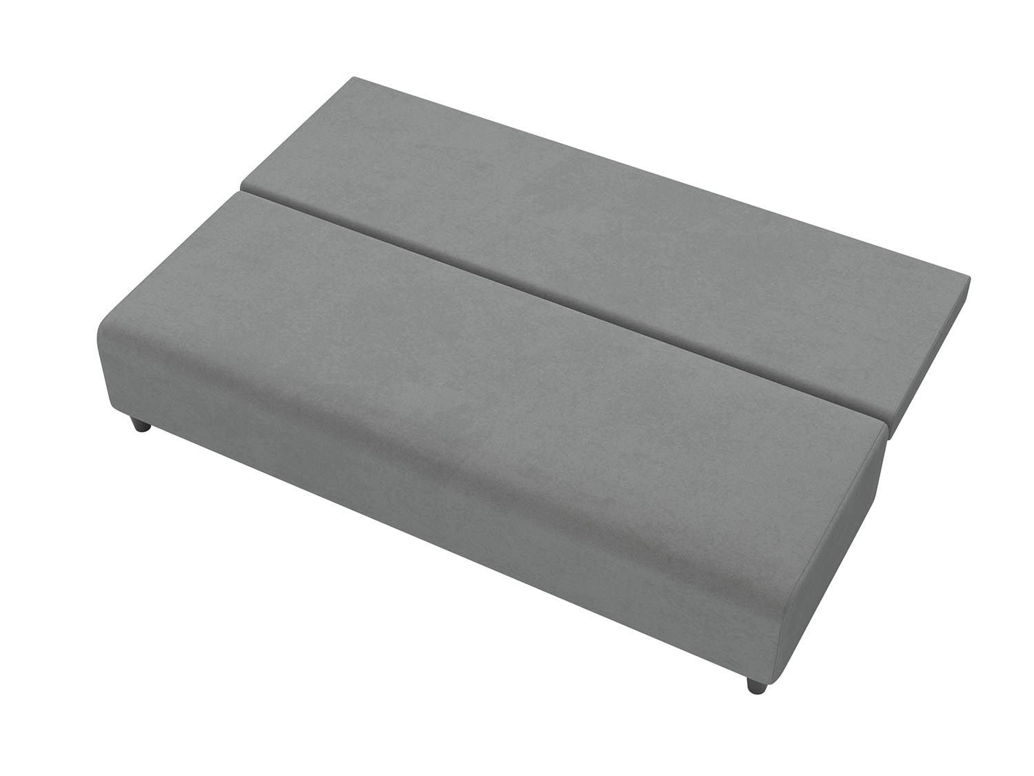 Роджерс М диван-кровать 3-х мест / велюр Parma 25 серый