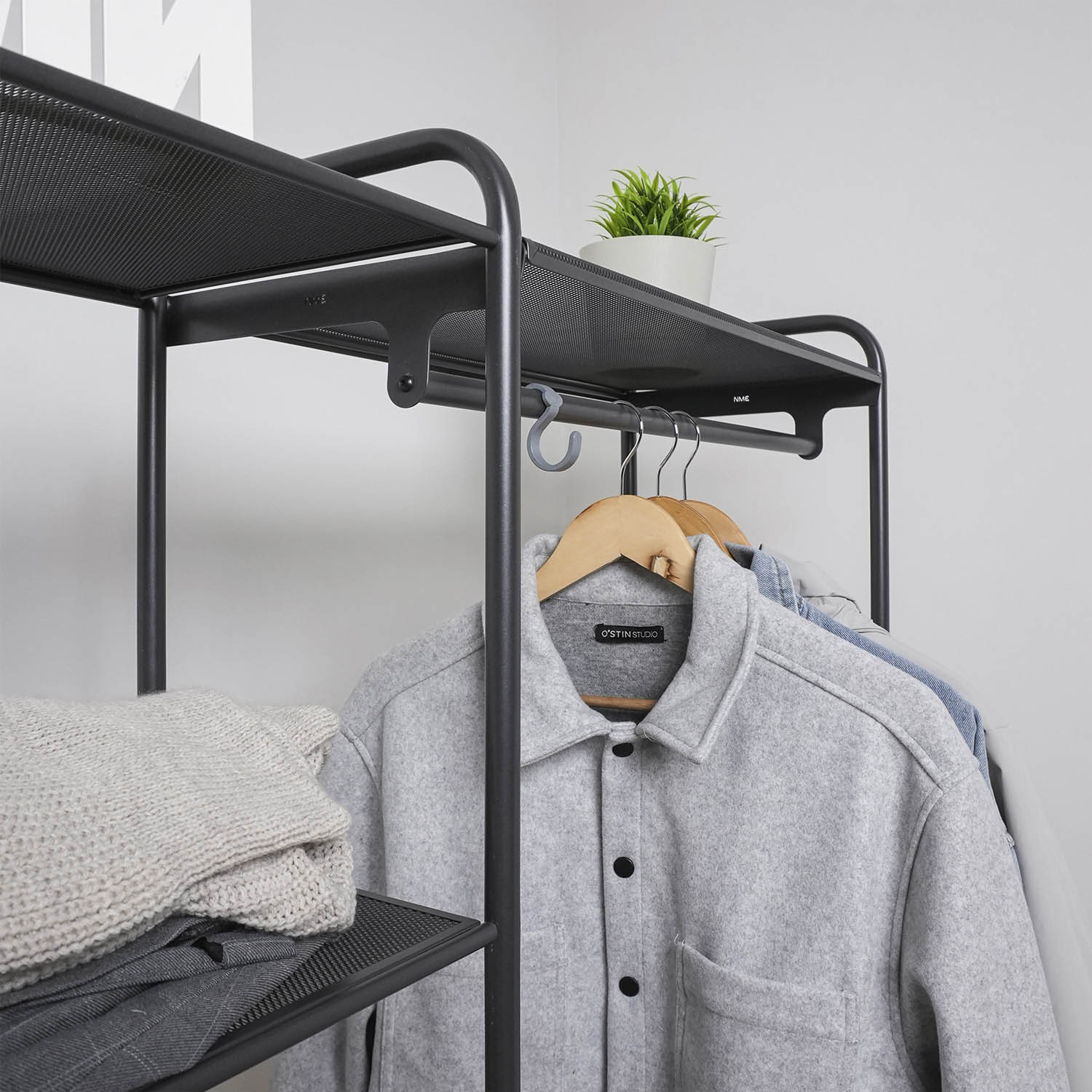 Гардеробная система Валенсия 1 Графит