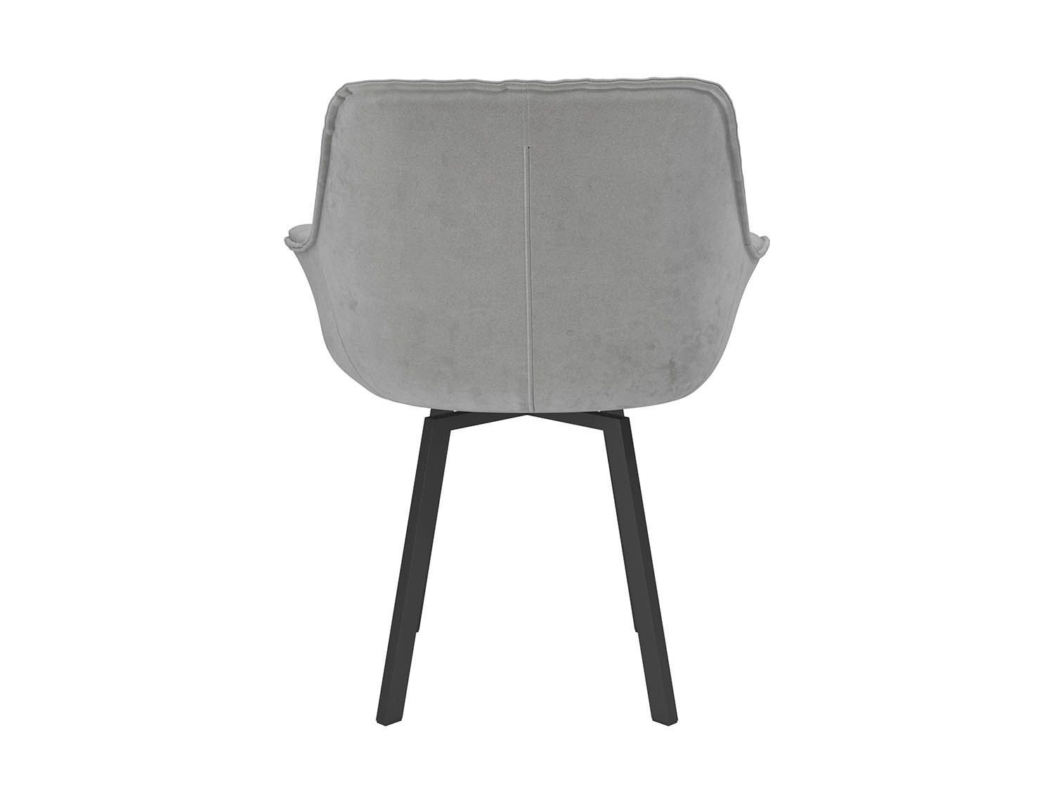 Квинта стул велюр тенерифе грей / черный