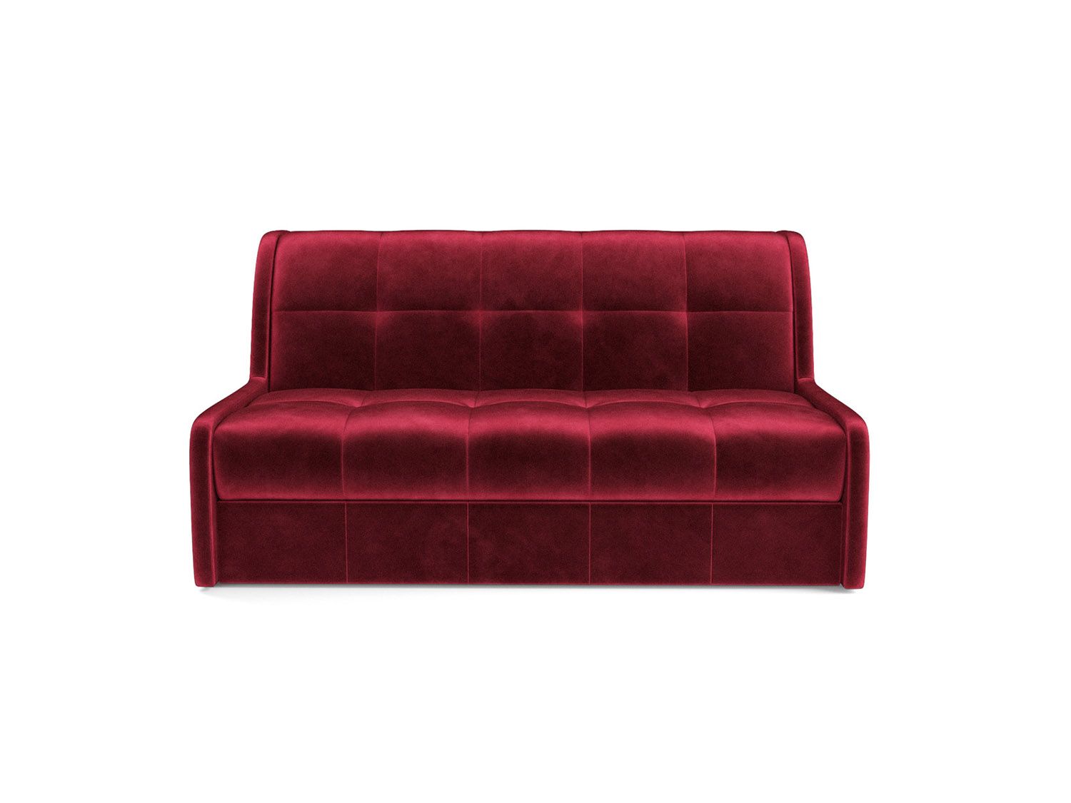 Диван Аккордеон Барон №6 бархат красный  STAR VELVET 3 DARK RED