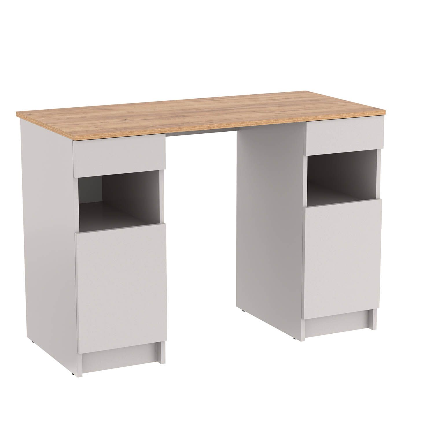 89.14 Прайм стол письменный кашемир / дуб золотой