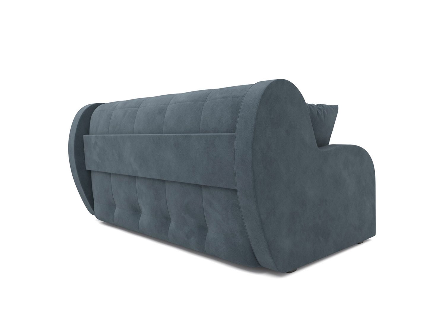 Диван Аккордеон Барон велюр серо-синий HB-178 26