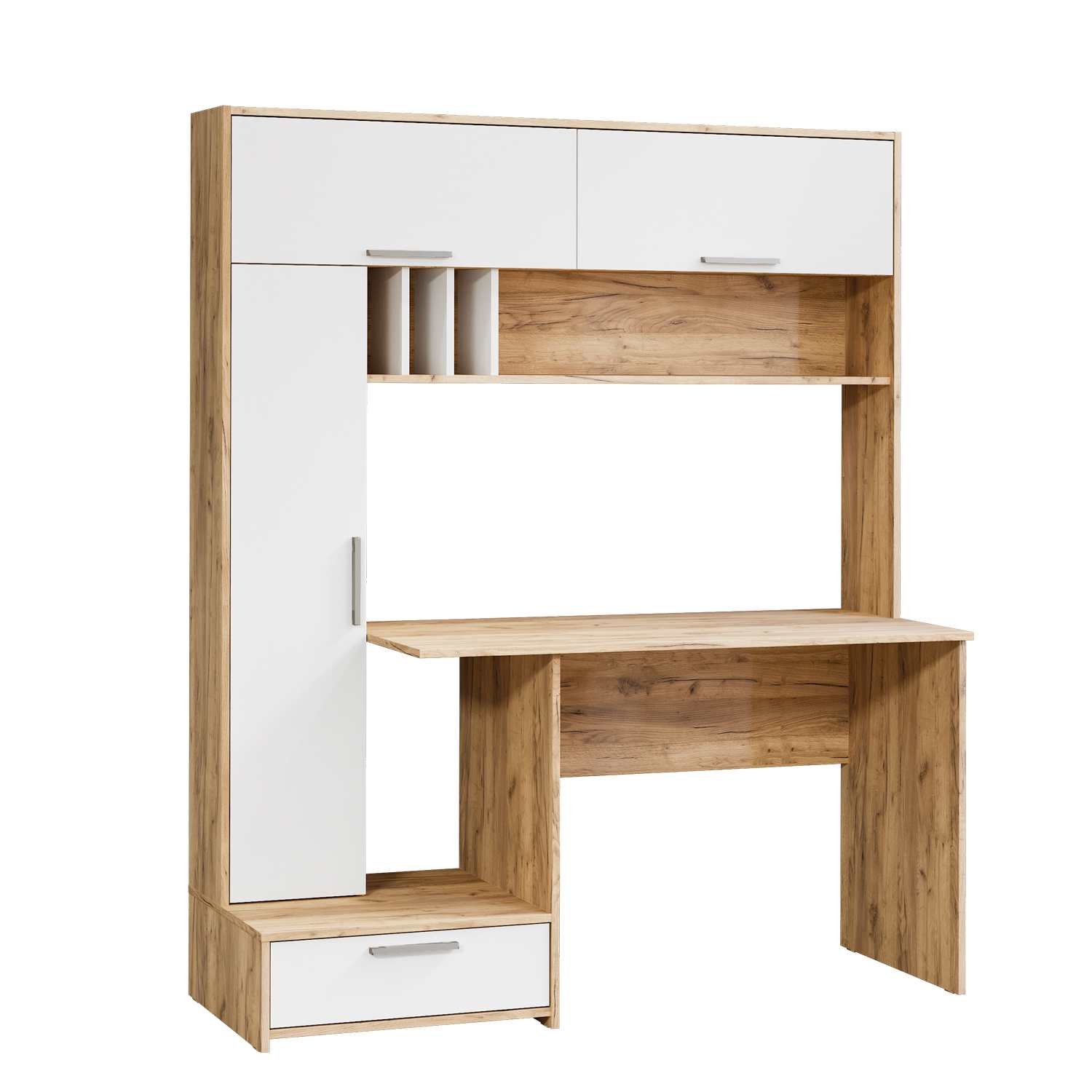 Лайт Стол письменный 03.243 Дуб Золотой/Белый