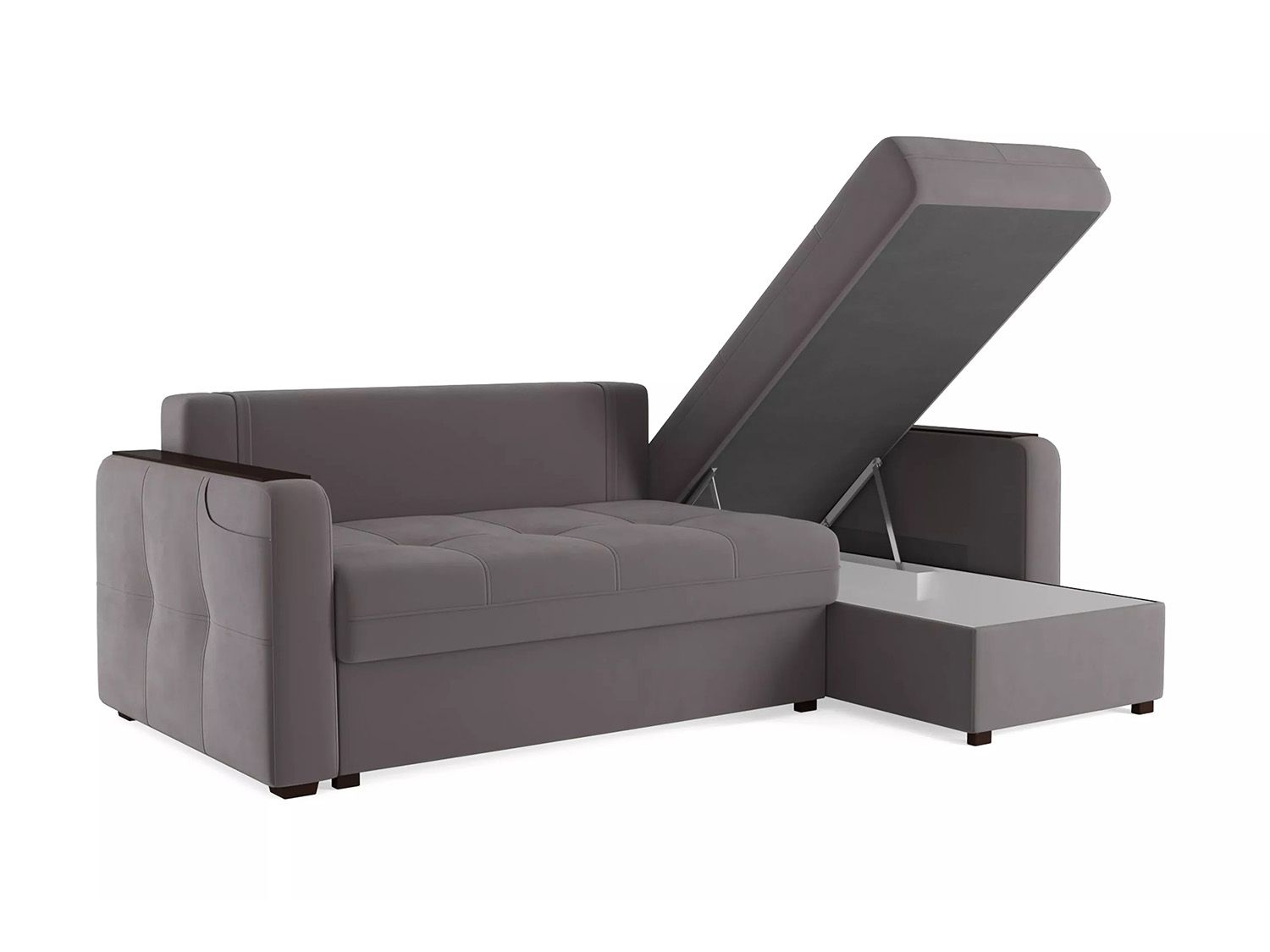 Диван угловой Smart 3 2Т-1Пф Велюр Velutto 19