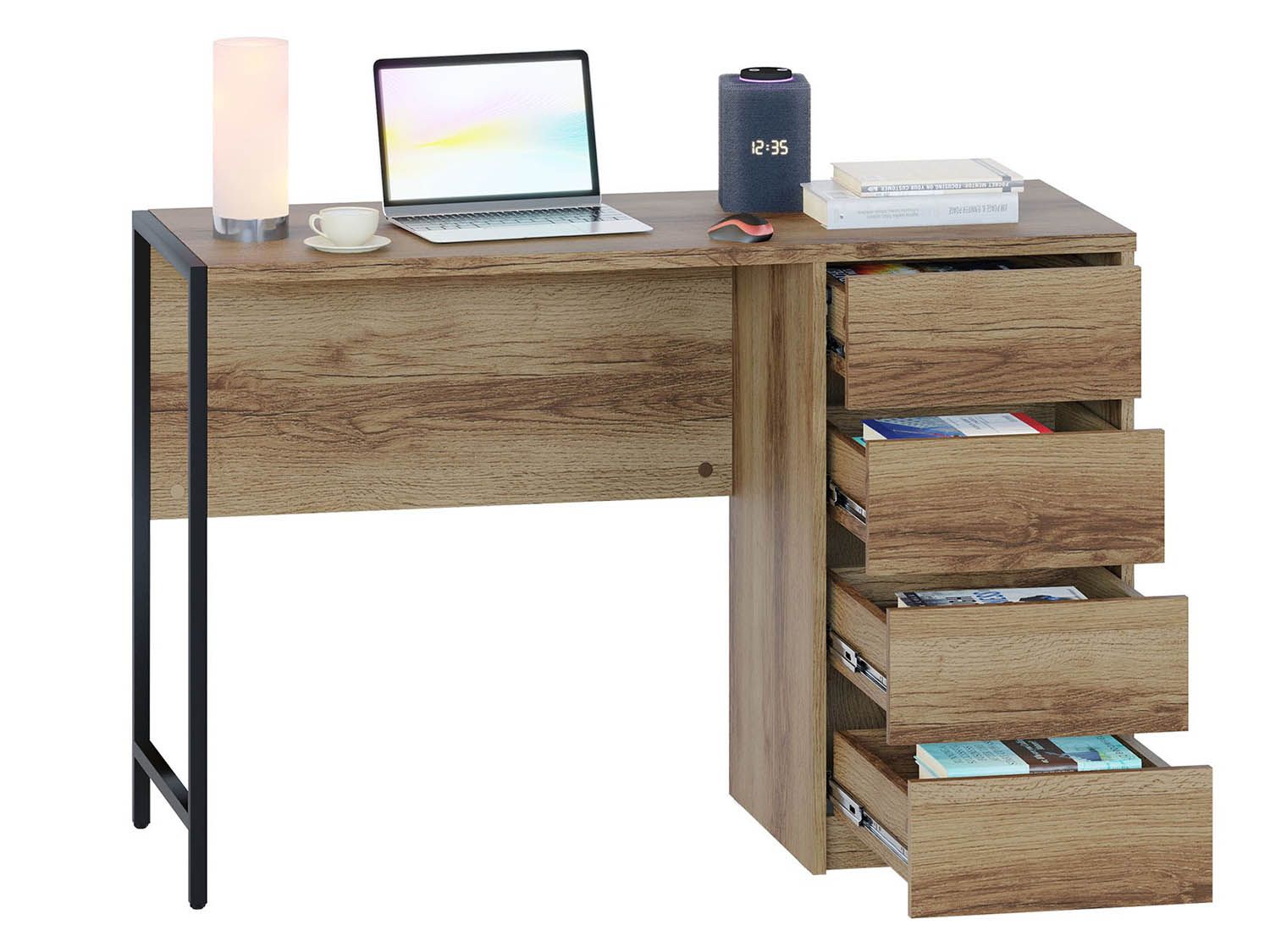 СПМ-405 Стол письменный Дуб Делано