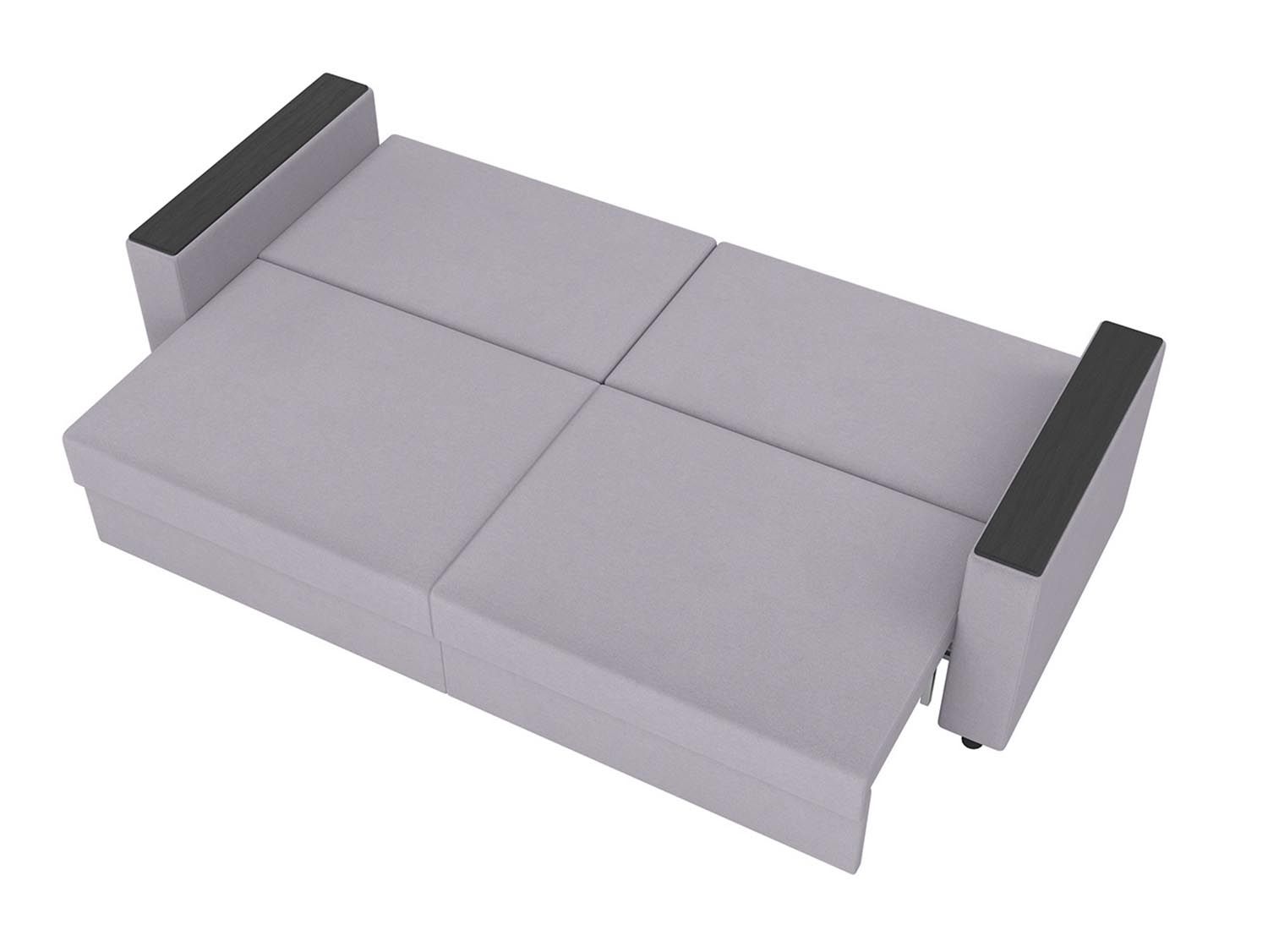 Гермес диван-кровать 3-х мест / велюр конго экрю