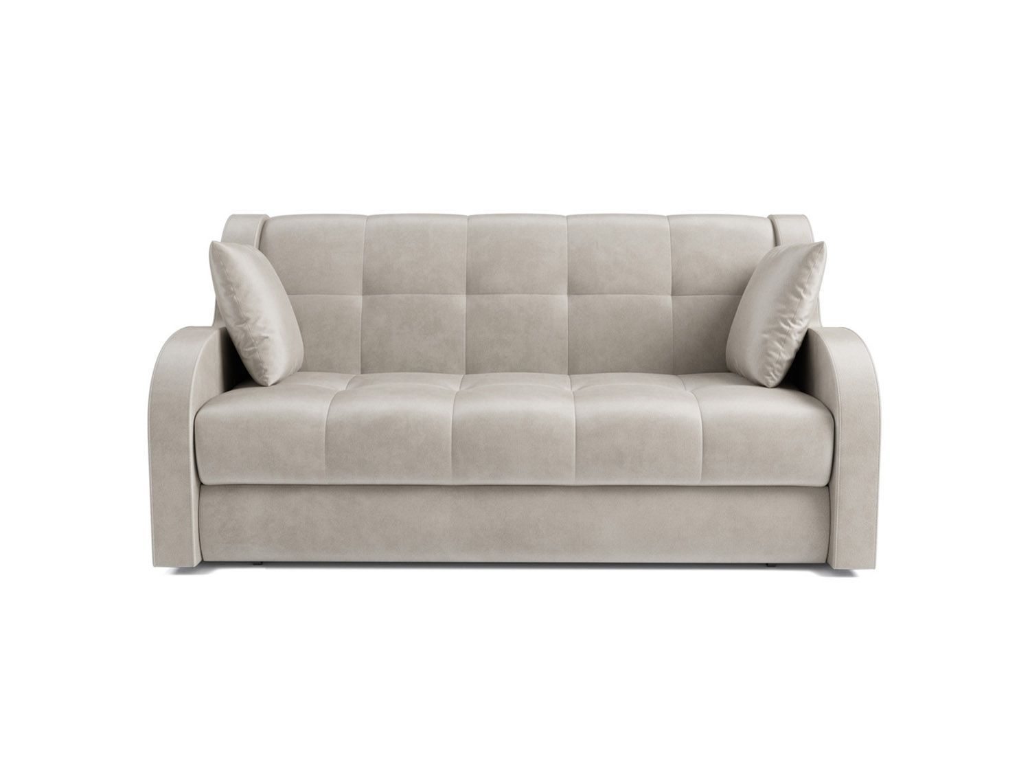 Диван Аккордеон Барон бархат бежевый Star Velvet 6 Light Beige