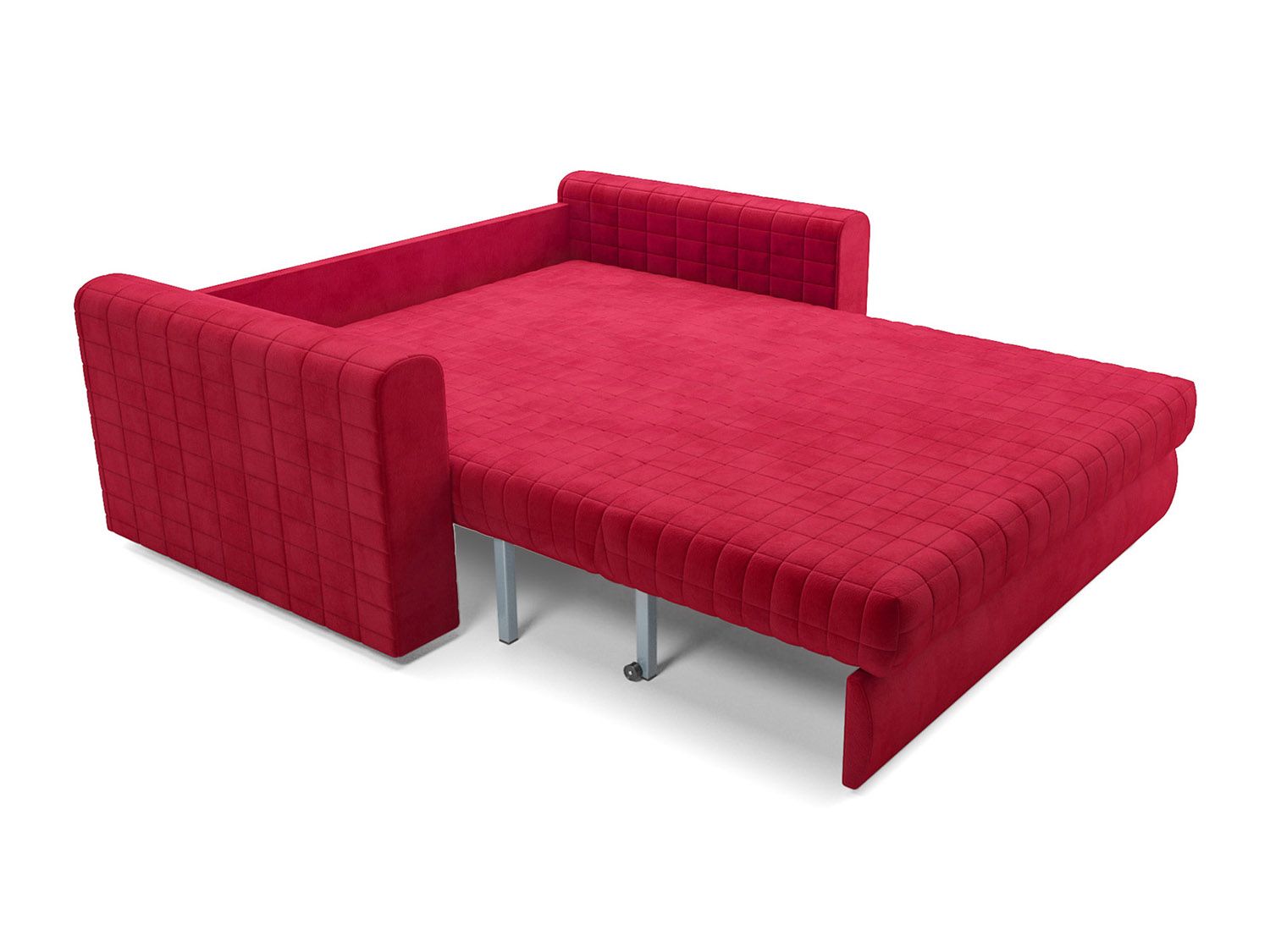 Диван Аккордеон Барон №5 Красный кордрой
