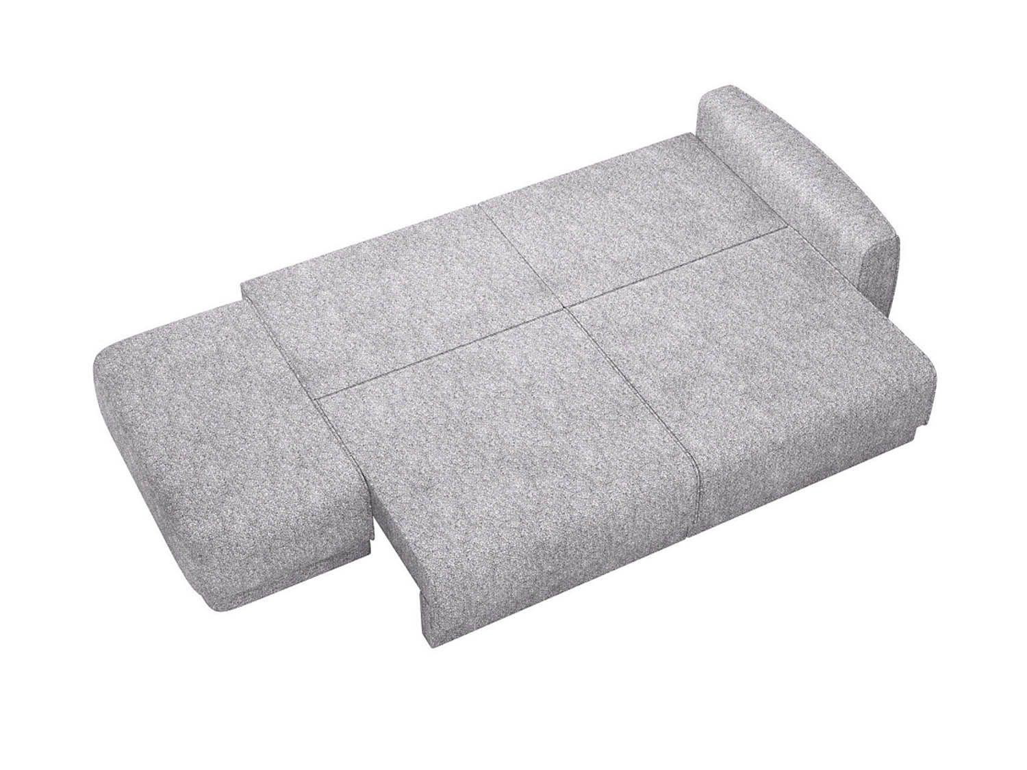 Женева 2SPF ЛЕВЫЙ диван-кровать еврокнижка / Сильвер