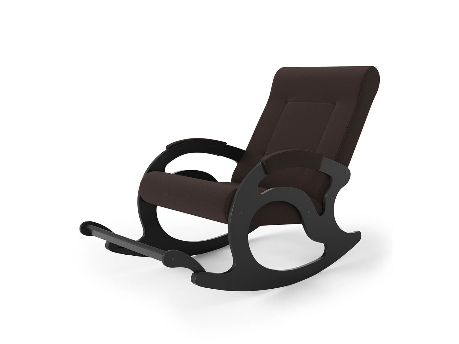 Кресло-качалка Тироль Черный / Шоколад