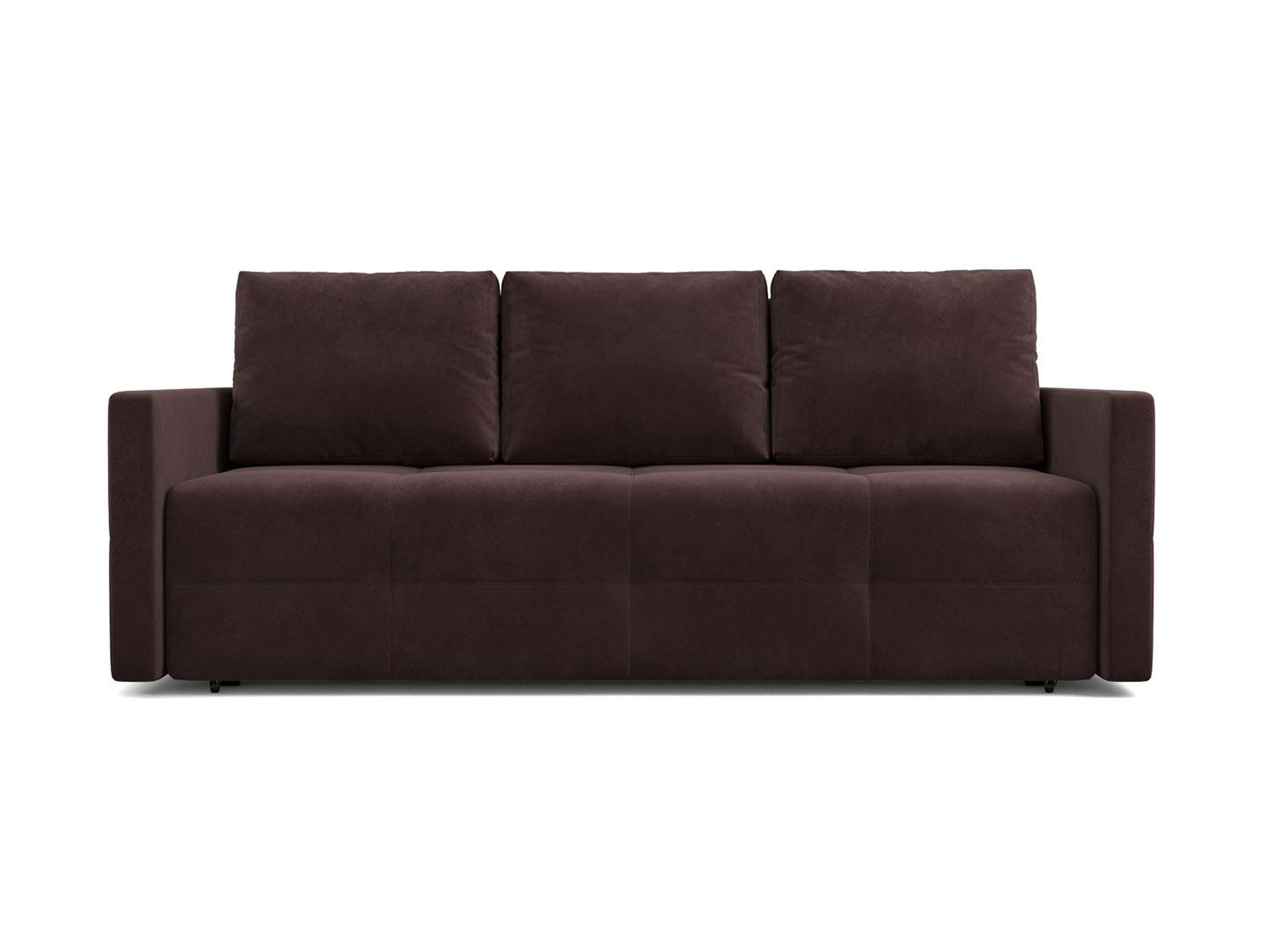 Диван Марсель №2 велюр шоколадный / HB-178/16