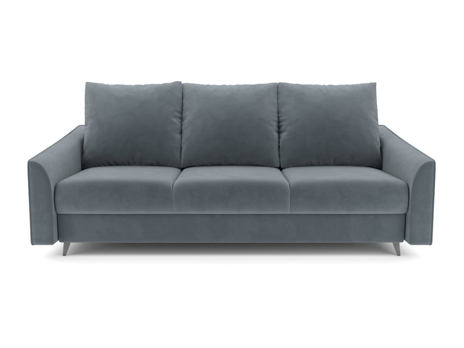 Диван Уэльс велюр серо-синий HB-178 26