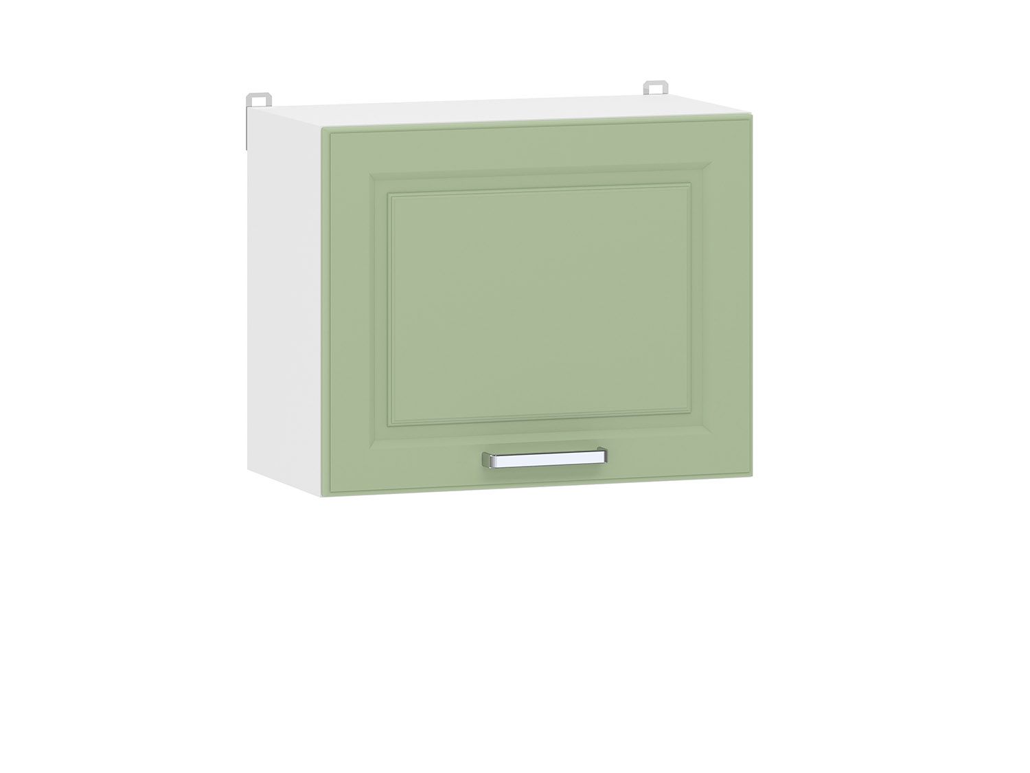 Вокс 100.39 600 шкаф навесной / Белый/Фисташка