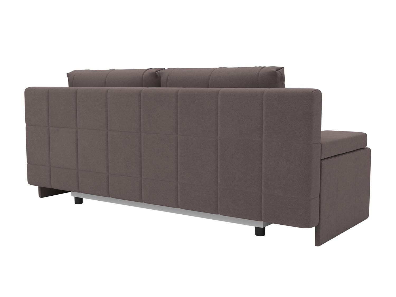 Ричмонд М диван-кровать 3-х мест / велюр Parma 14 коричневый