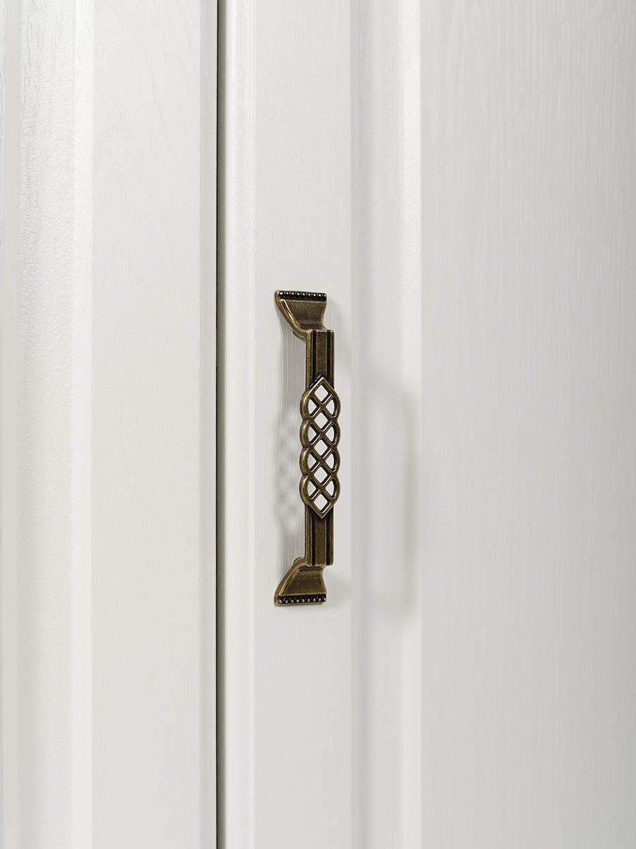 Ливерпуль Шкаф комбинированный 08.45.01 Белый/Ясень ваниль