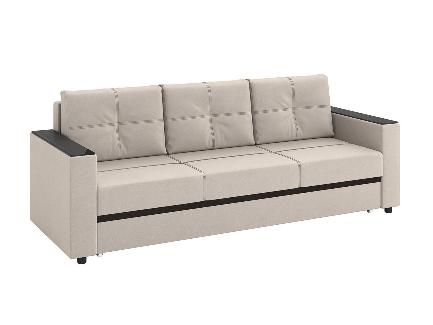 Смарт диван-кровать 3-х мест / велюр Parma 6 бежевый