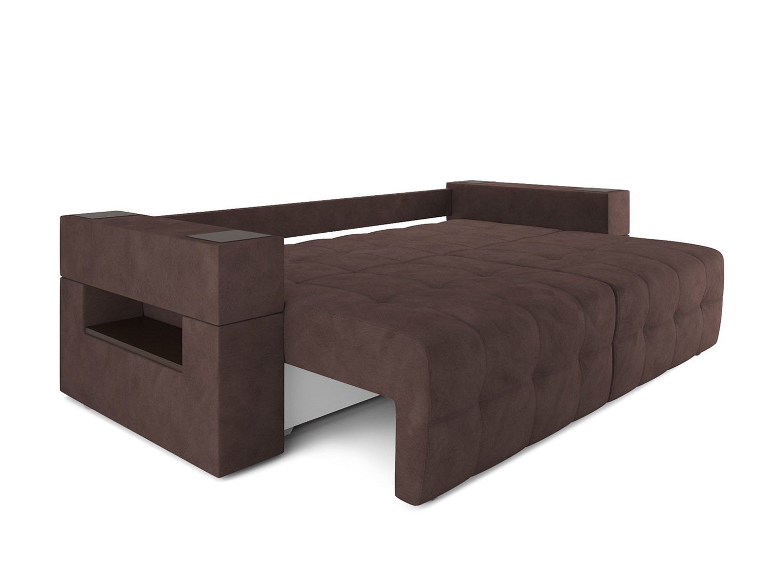 Диван Венеция велюр молочный шоколад НВ-178 13