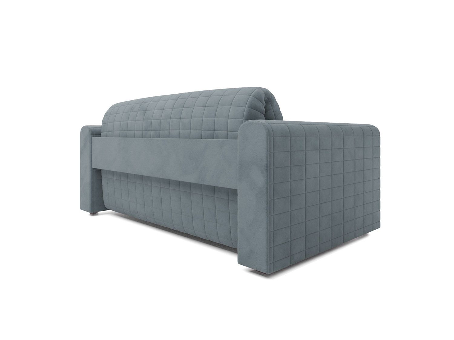 Диван Аккордеон Барон №5 велюр серо-синий HB-178 26