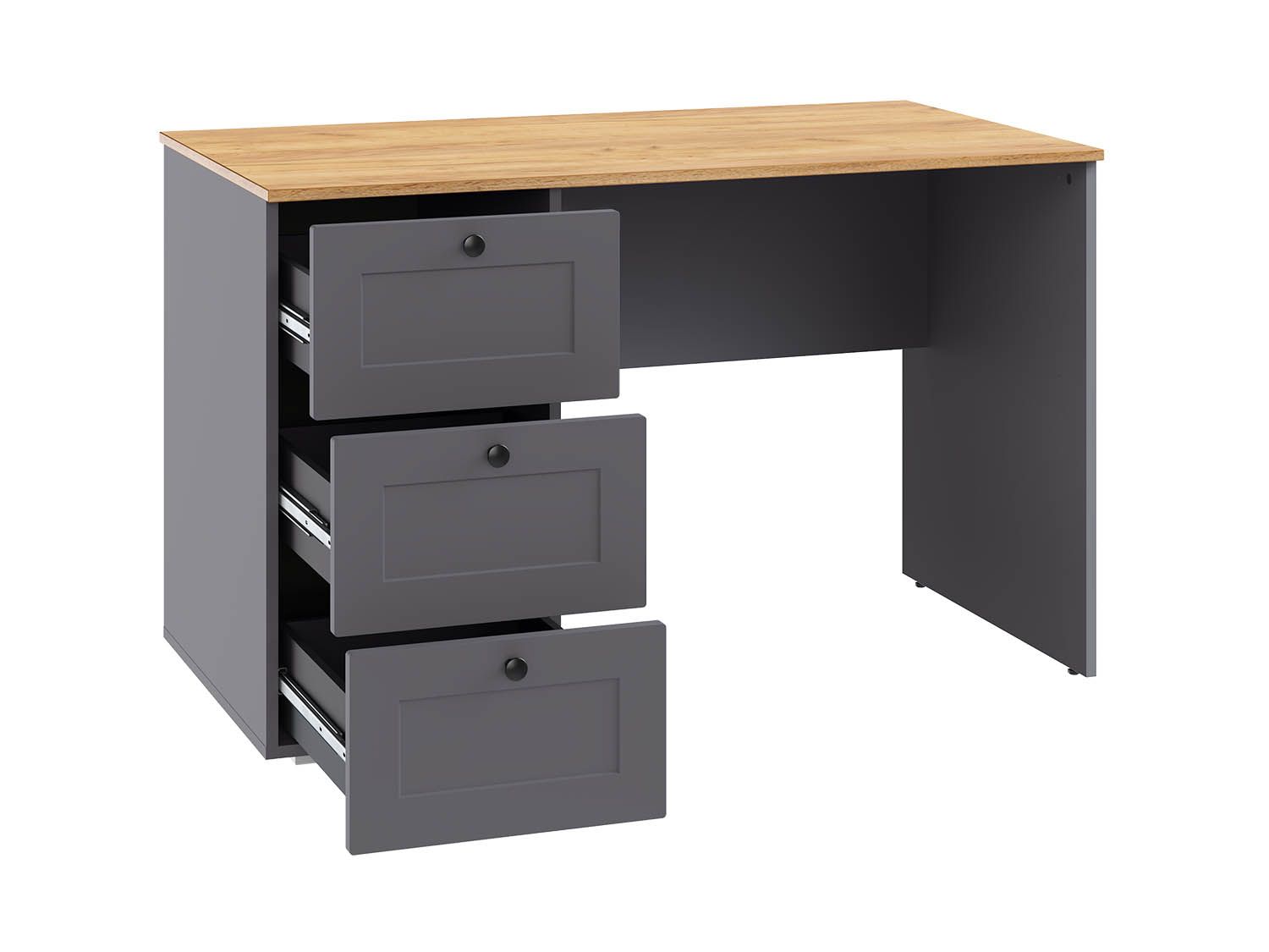 Остин Стол письменный 12.159 Серый графит/Дуб Вотан