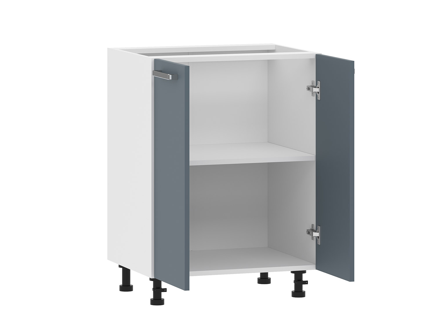 Борги 100.02 600 тумба кухонная / Белый/Маренго