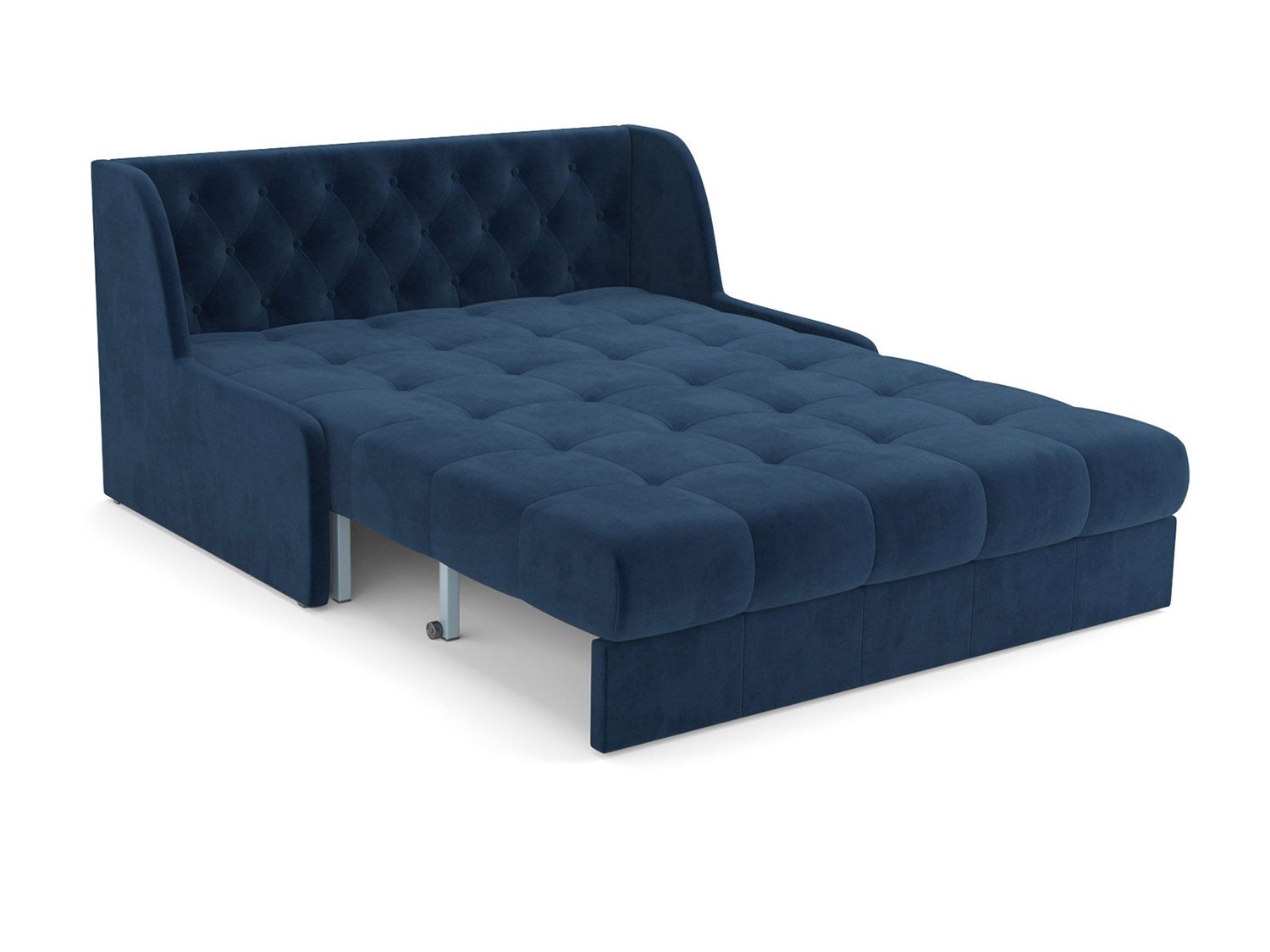 Диван Аккордеон Барон №6 Темно-синий Luna 034