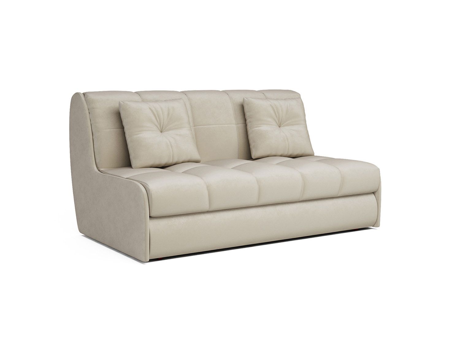 Диван Аккордеон Барон №2 бархат бежевый  STAR VELVET 6 LIGHT BEIGE