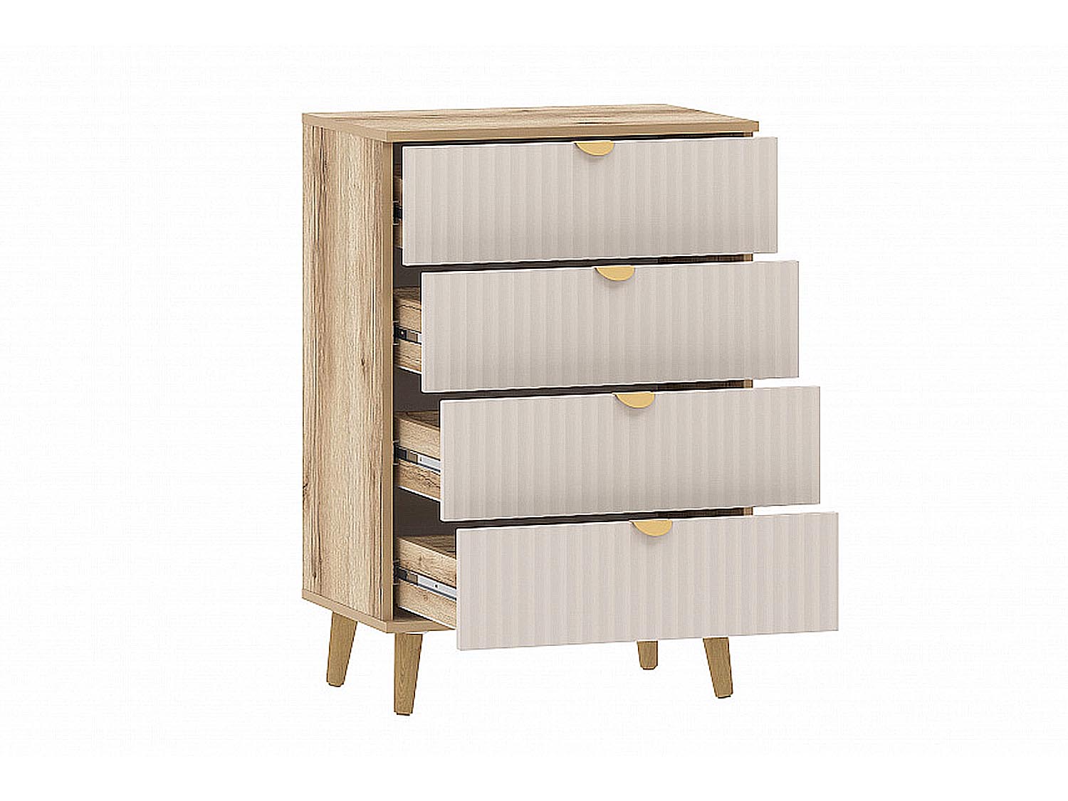 НМ 040.18 комод Дакота Дуб делано / Сантьяго