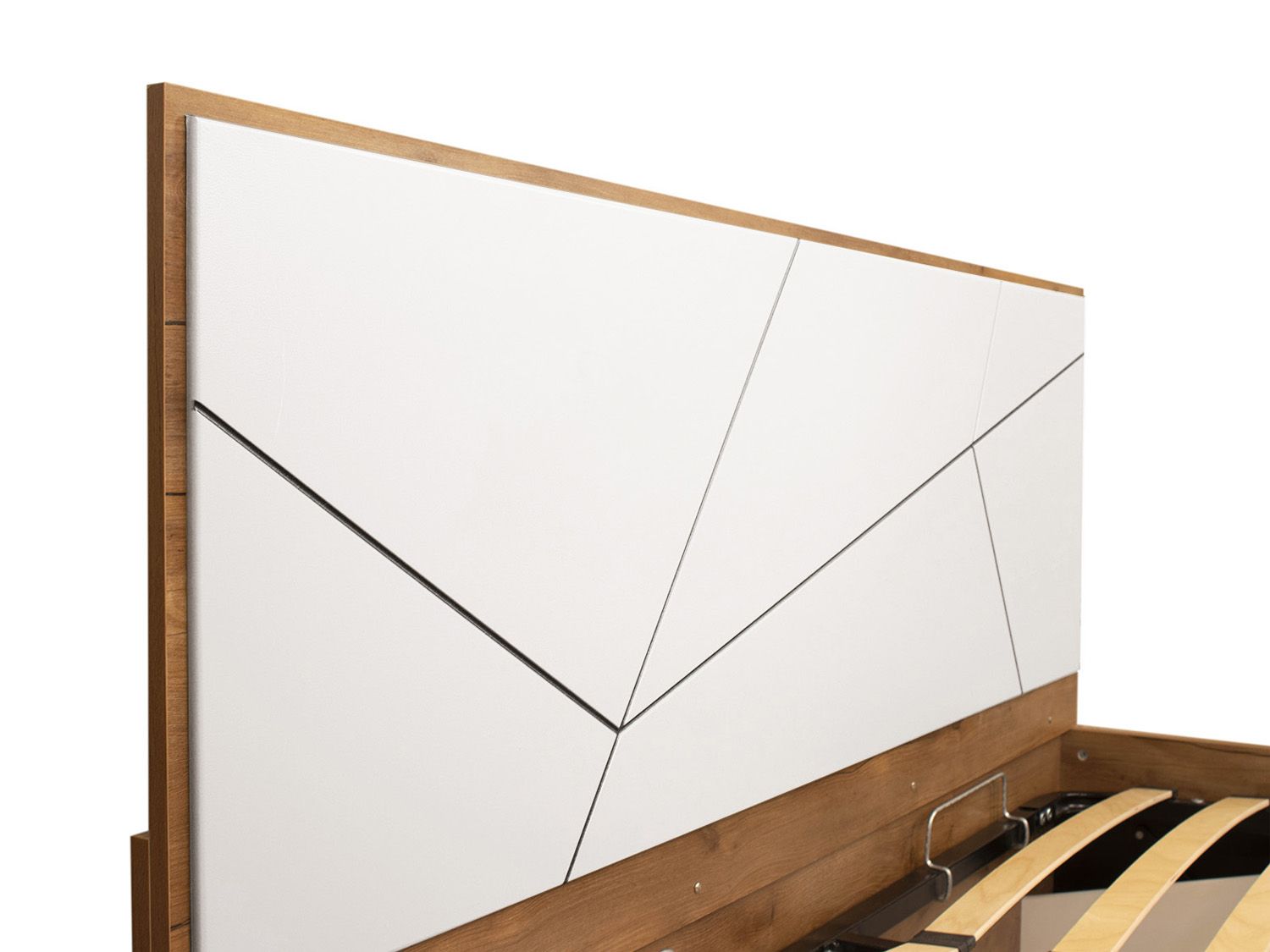 Кровать Гамма с ортопедическим основанием 54.16 Таксония/Белый