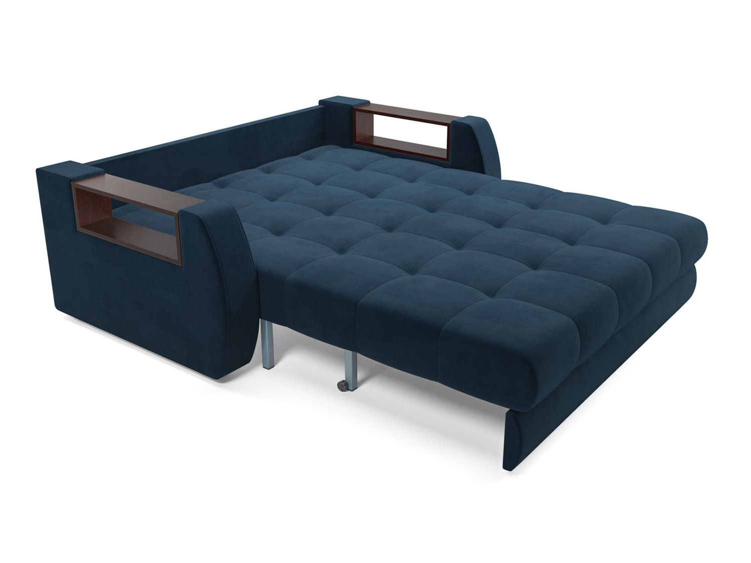 Диван Аккордеон Барон №3 Темно-синий Luna 034