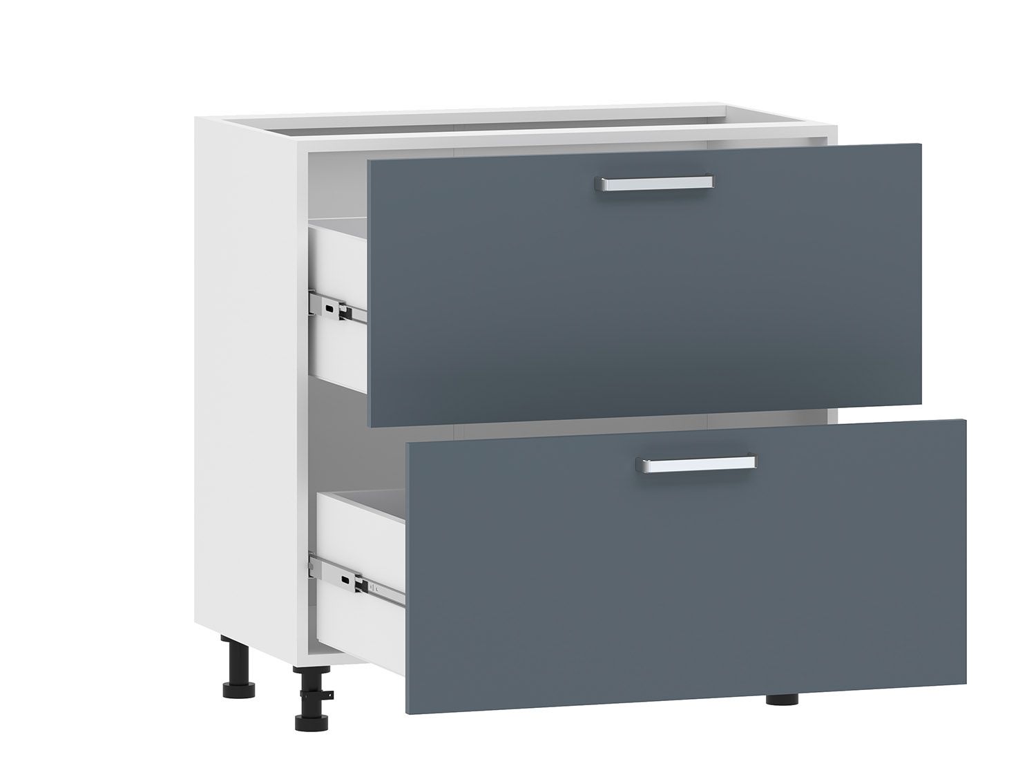 Кухня Борги комплект 3 Белый / Маренго