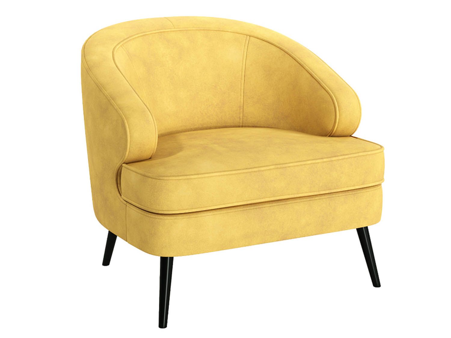 Кресло для отдыха Марсель велюр Олимпия 170 горчичный