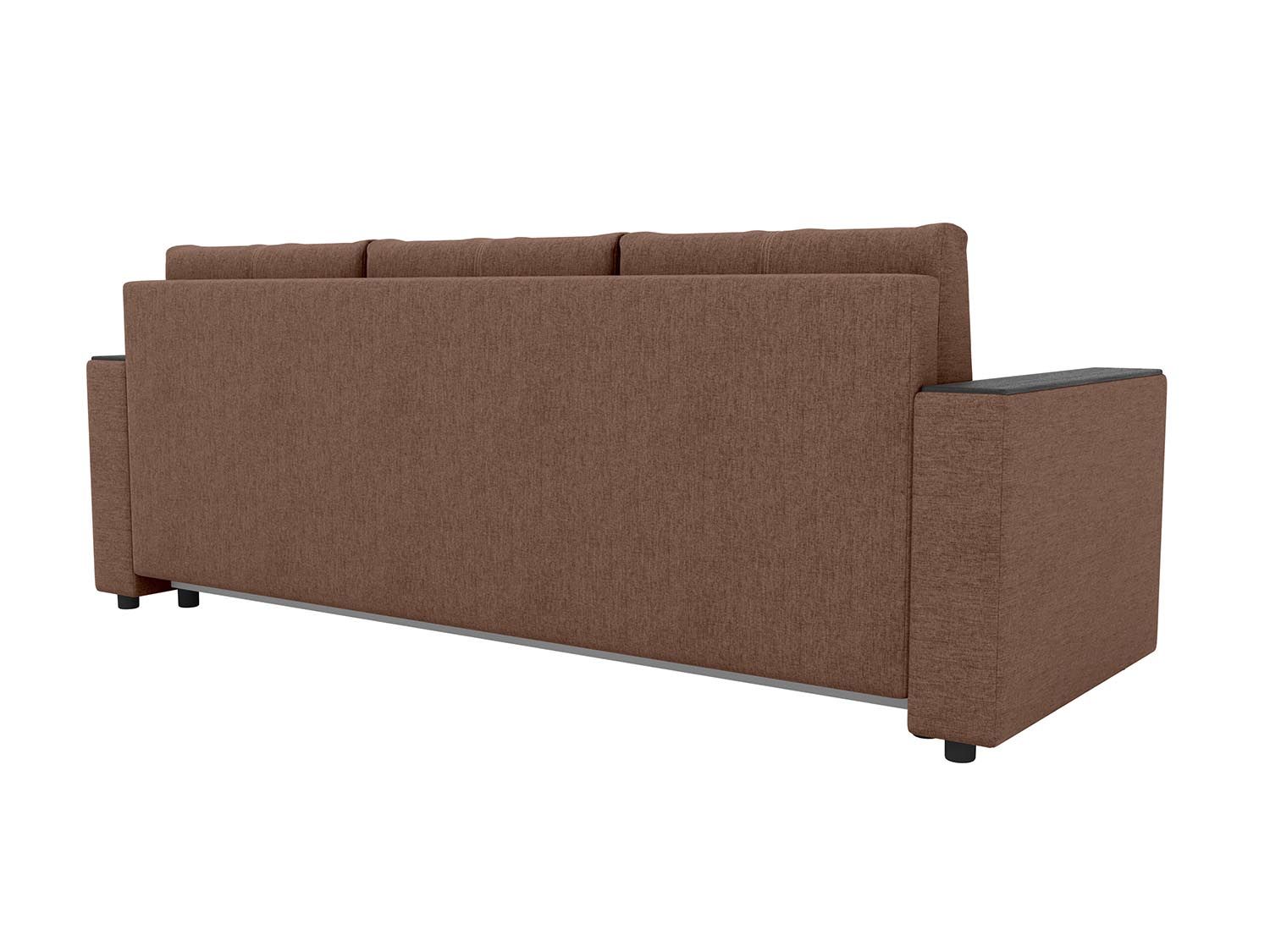 Смарт диван-кровать 3-х мест / жаккард крона браун