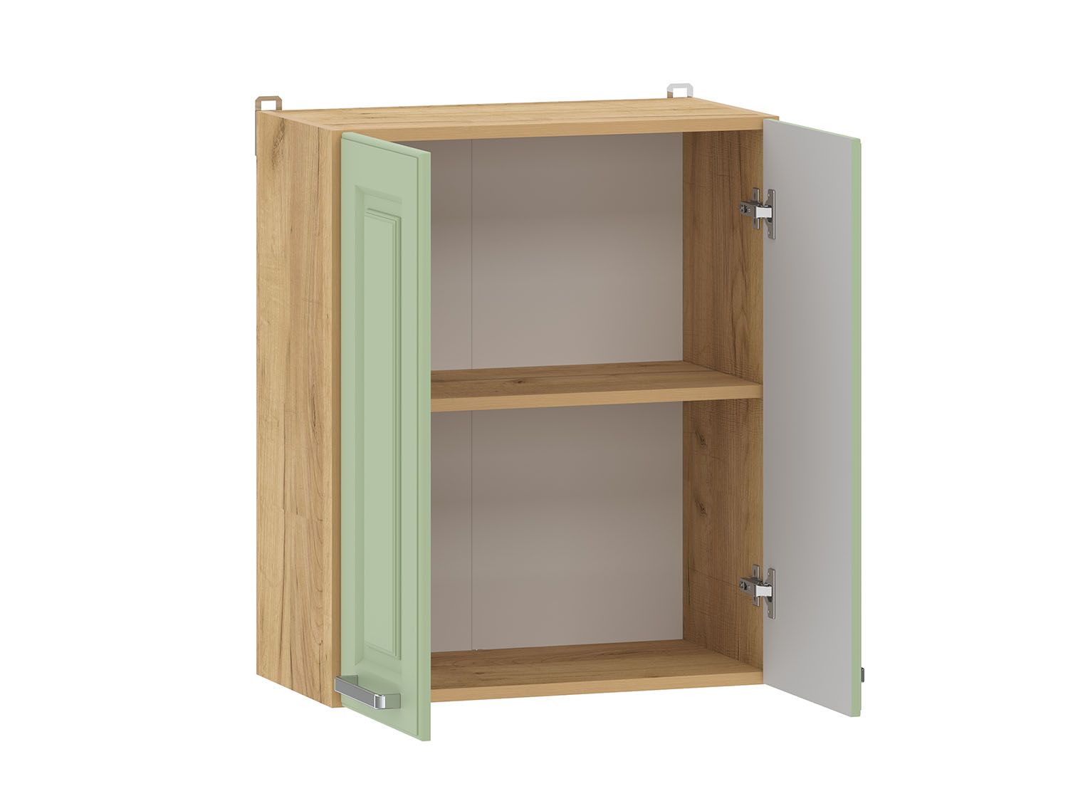 Вокс 100.31 шкаф навесной (600) Дуб Крафт золотой / Фисташка