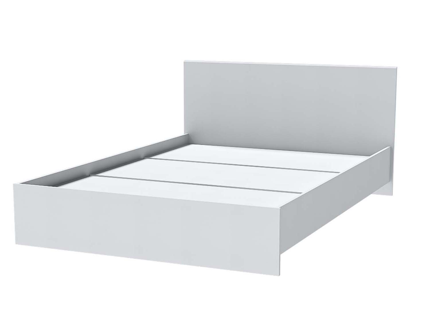 Кэт-1 кровать  арт. 017 настил 1,6 - Белый