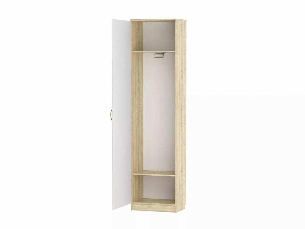 НМ 014.71 ЛВ Шкаф для одежды Оливия Дуб Сонома/белое дерево