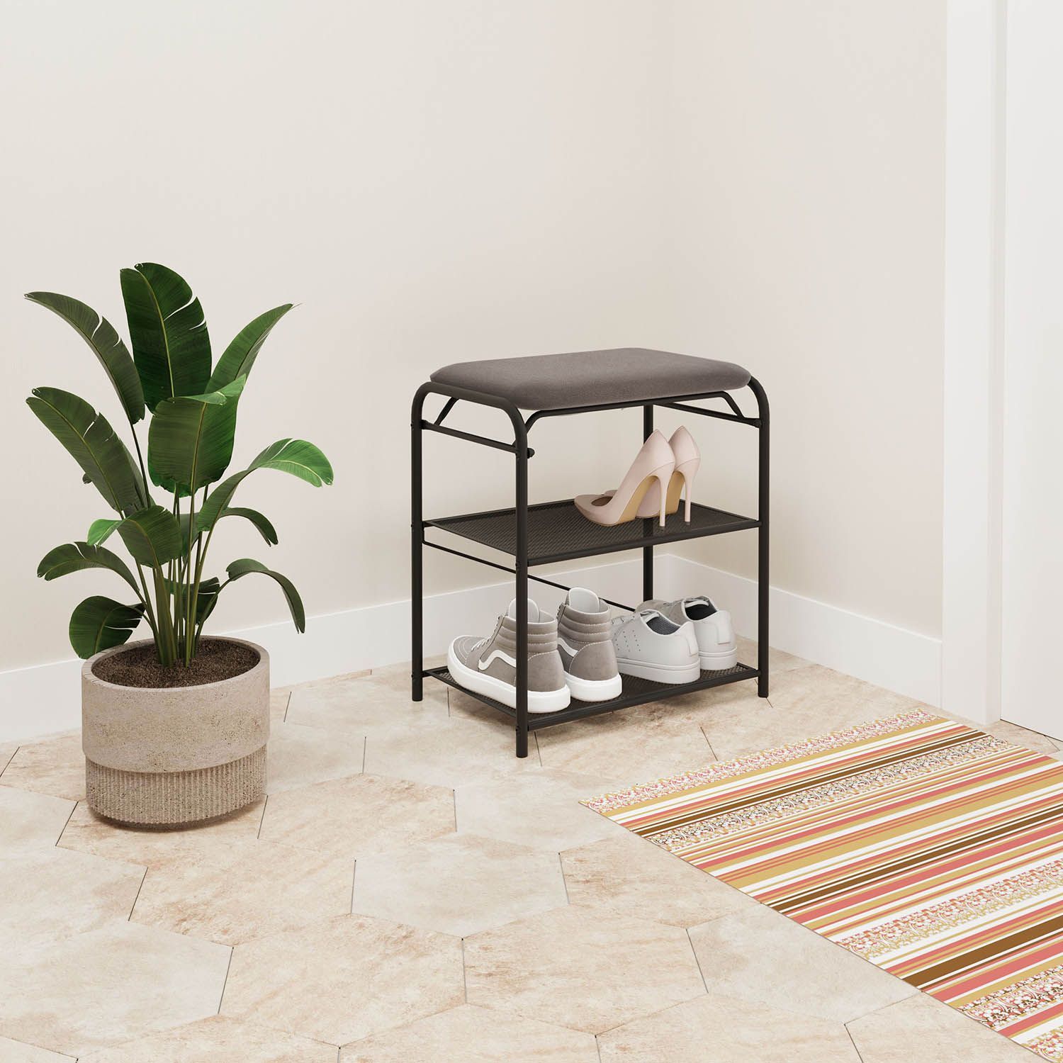 Подставка для обуви Гранада 13 Черный