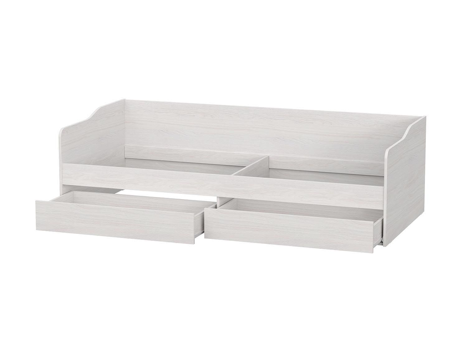 КР 1 кровать универсальная + основание бескаркасные ламели / Ясень светлый