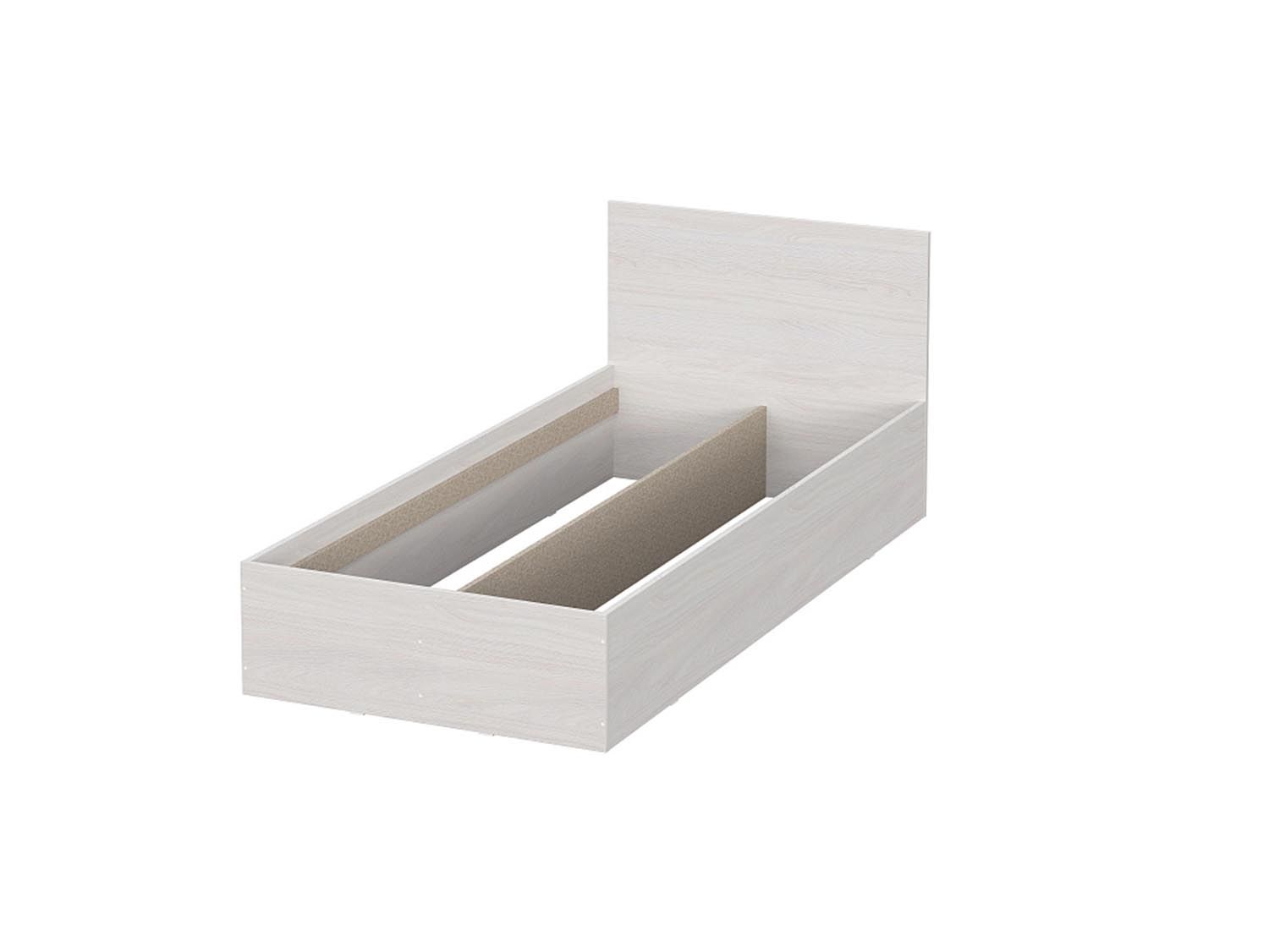 МСП 1 Кровать двойная универсальная 0,9 настил ДСП / Ясень светлый