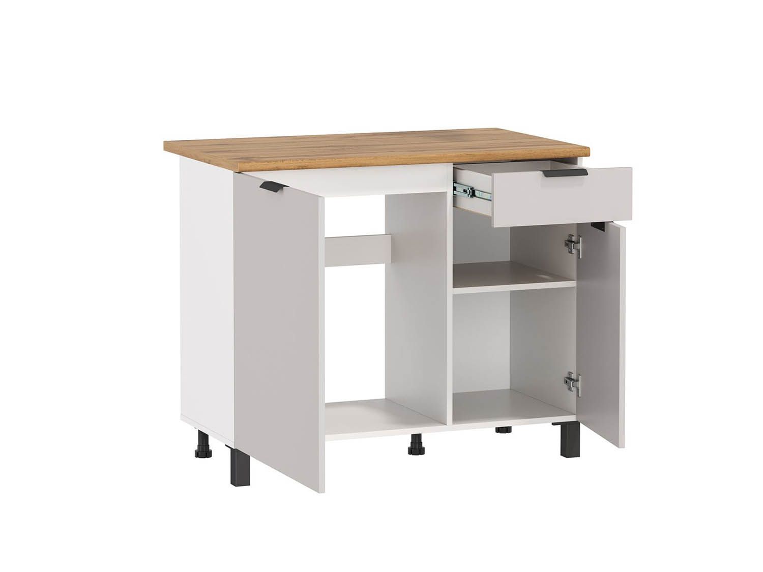 Кухня Венера 1000 Белый/Кашемир